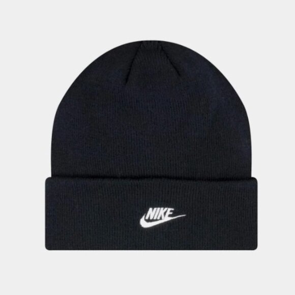 Nike KIDS Cuff Beanie Hat & Gloves 2 Piece Set - Black Size 4/7 FREE SHIP $24 - Picture 3 of 5